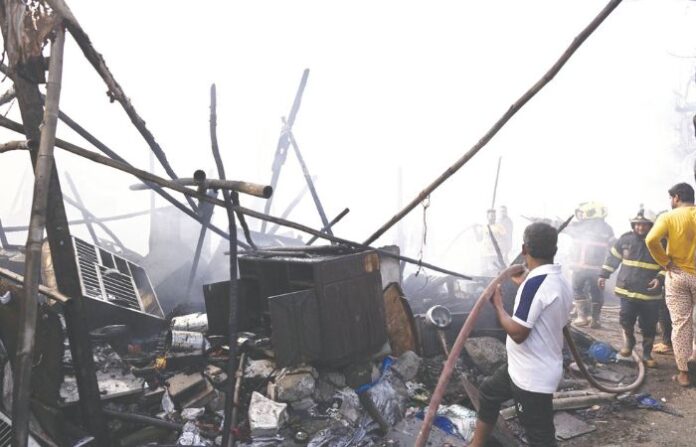 Bandra fire