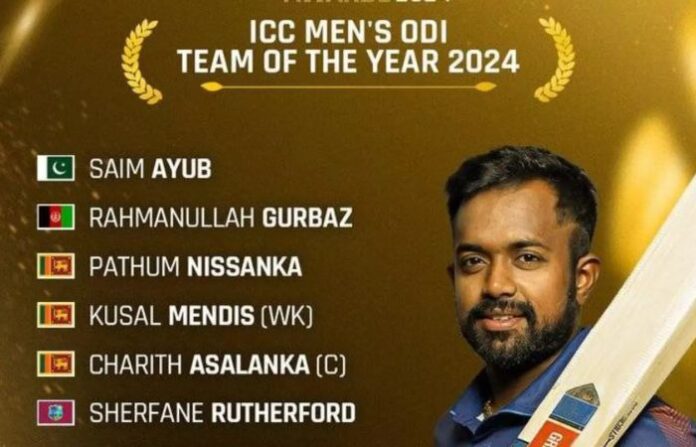 ICC Men ODI Team of the Year 2024