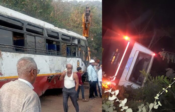 ST bus Accident Dapoli