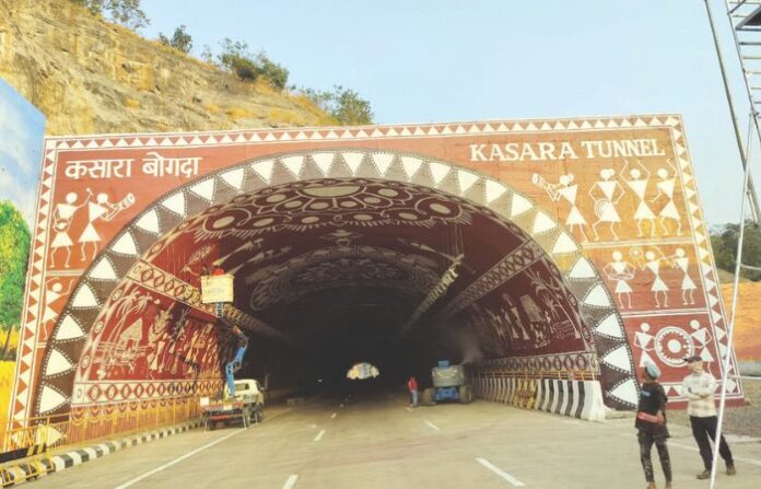 Samruddhi Mahamarg final 76 km stretch to open soon, featuring Warli tribal art on tunnels