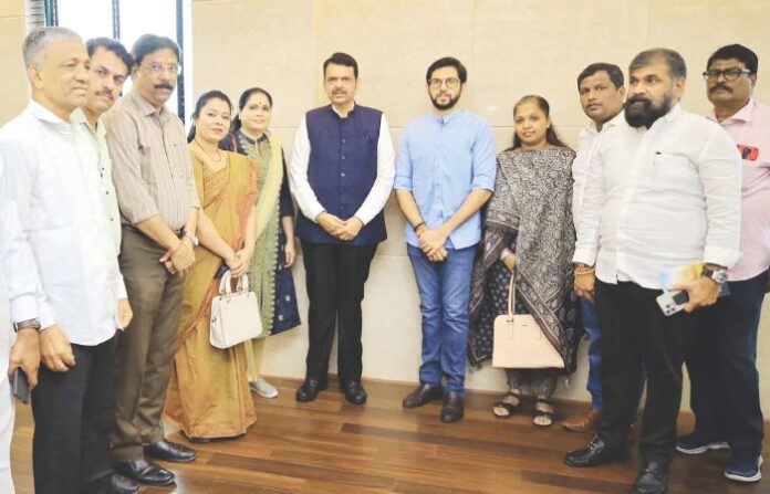aditya thackeray meets cm devendra fadnavis