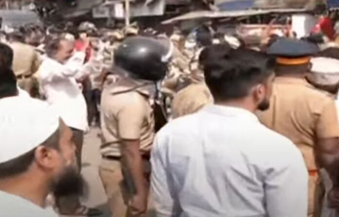 bandra protest