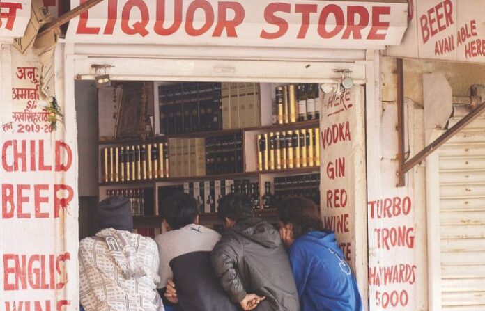 liquor store