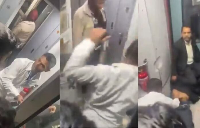 passenger beaten