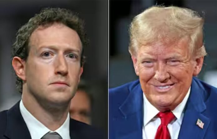 trump and zukerberg