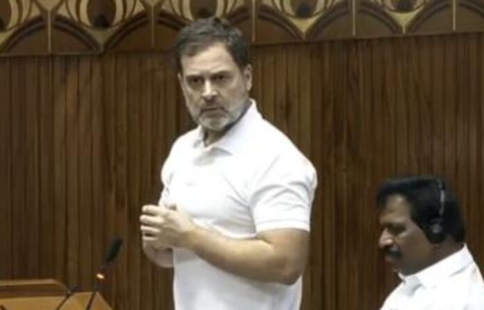 Rahul Gandhi in Parliament