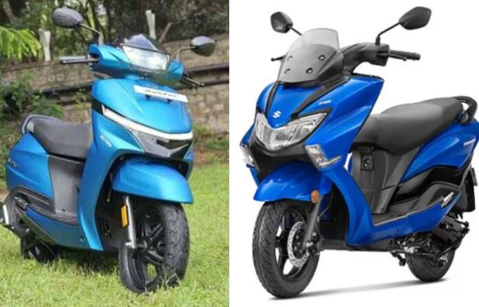TVS Jupiter EV and Suzuki Burgman EV