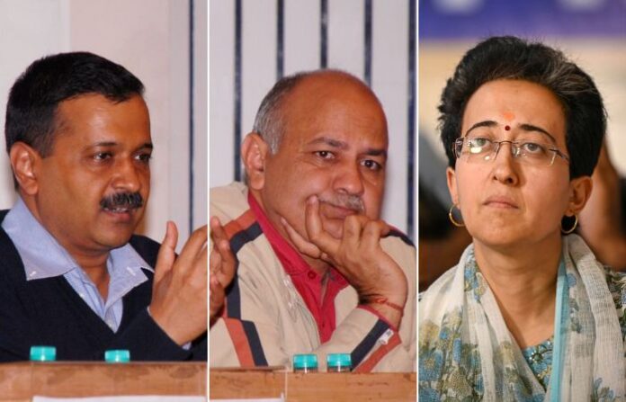 arvind kejriwal manish sisodia atishi marlena