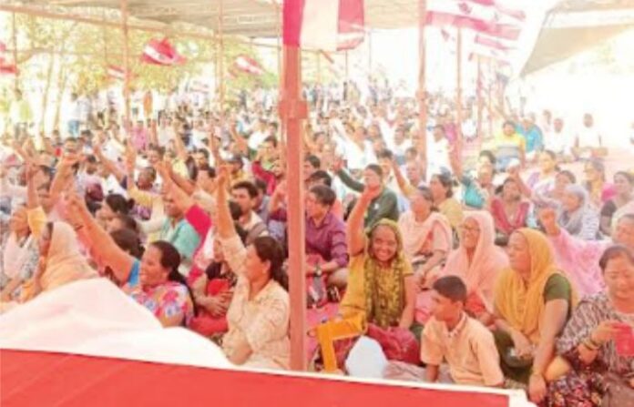 bmc worker protest