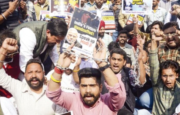 congress deport protest