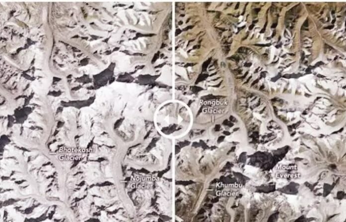 mount everest satellite images