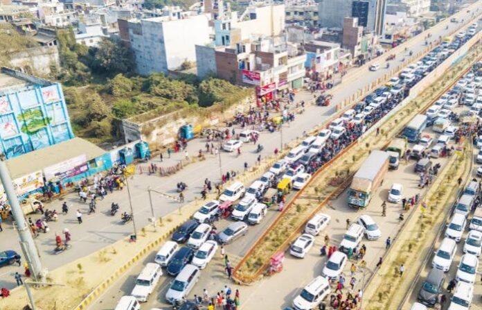 prayagraj traffic