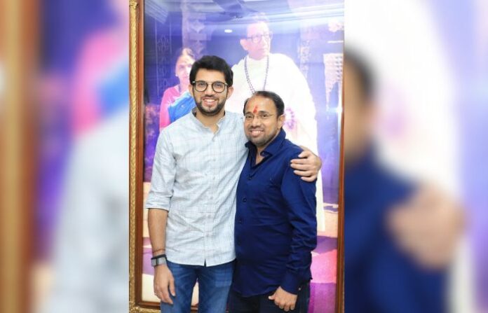 suraj chavan meet aaditya thackeray