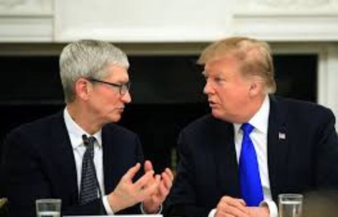 tim cook trump