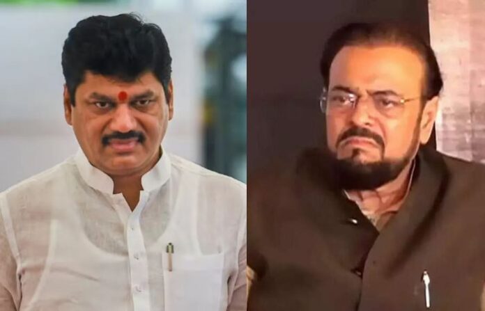 dhananjay munde and Abu Azmi