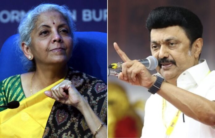 mk stalin nirmala sitharaman