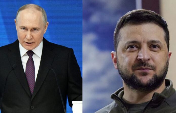 putin and zelensky
