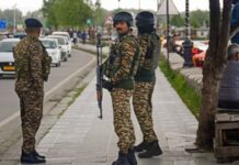 Security personnel maintain vigil near Dal Lake amid high alert following Pahalgam terror attack