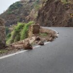 Bhuibavda Ghat Remains Unsafe Landslide Risk at Multiple Spots, Safety Barriers Damaged