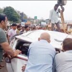 मुंबई-गोवा महामार्गावर भीषण अपघात, जगबुडी नदीत कार कोसळून पाच जण ठार; अंत्यविधीसाठी जाणाऱ्या मीरारोडच्या कुटुंबावर काळाचा घाला