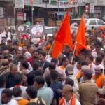 लबाडांनो पाणी द्या… आदित्य ठाकरे यांच्या नेतृत्वात क्रांती चौकातून निघाला शिवसेनेचा विराट मोर्चा