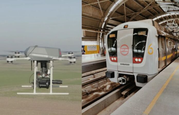 drone and metro