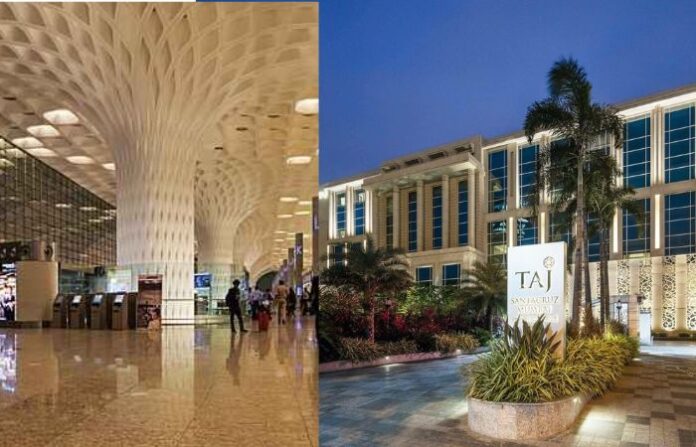 mumbai airport and taj hotel
