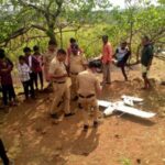 शहापूरच्या फुगाळे गावावर ड्रोन कोसळला, गावकऱ्यांमध्ये पळापळ