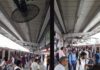 Central railway running late