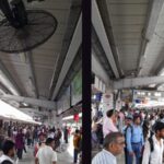 Central railway running late