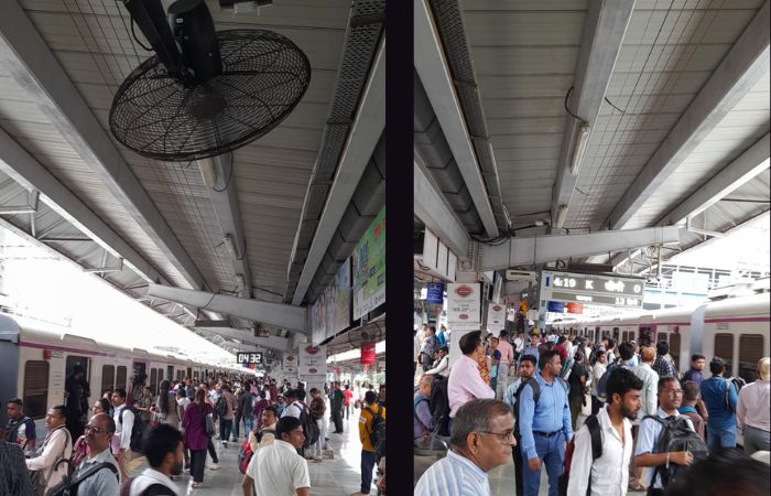 Central railway running late