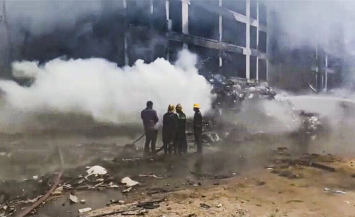 Plane crashed near Ahmedabad airport