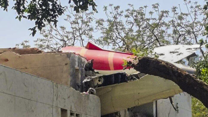 Plane crashed near Ahmedabad airport