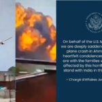 U.S. Embassy Expresses Condolences Over Ahmedabad Plane Crash We Stand With India (1)