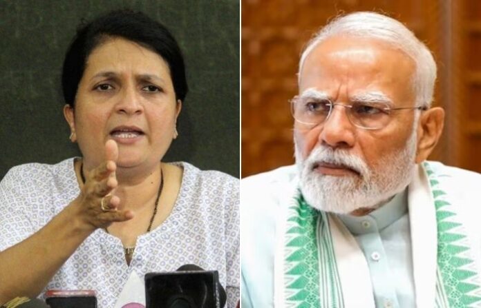 anjali damania on modi