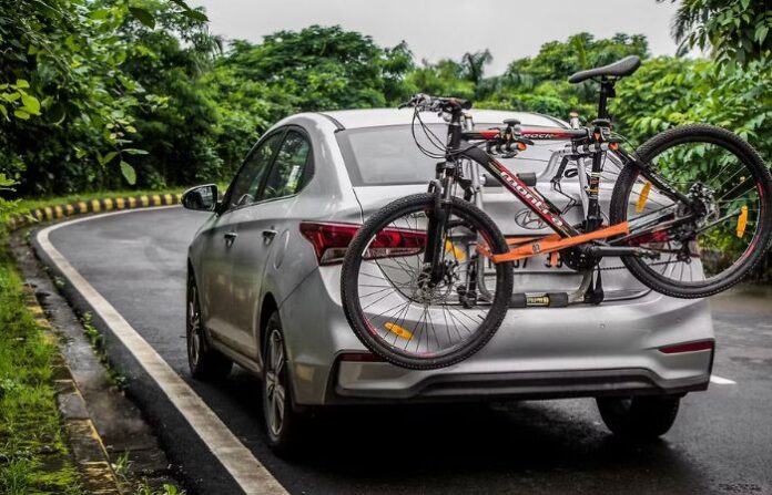 cycle carrier for car