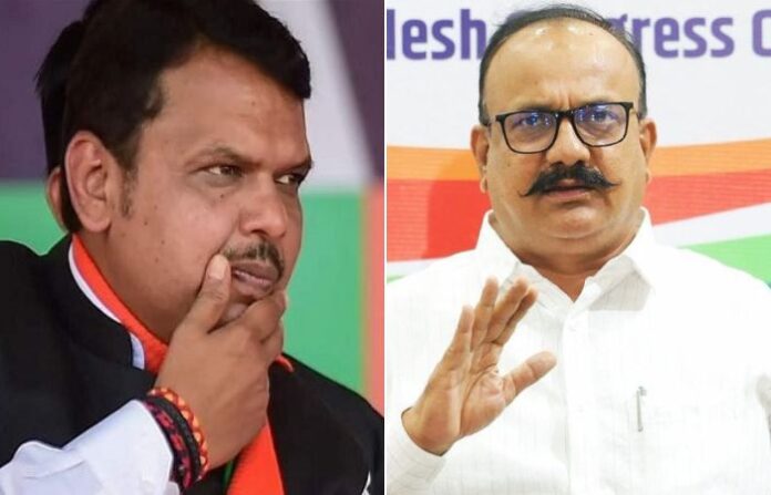 harshwardhan sapkal on fadnavis