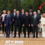 म्हणे विश्वगुरू! पंतप्रधान मोदींना जी-7 शिखर संमेलनात मागच्या रांगेत उभं केलं