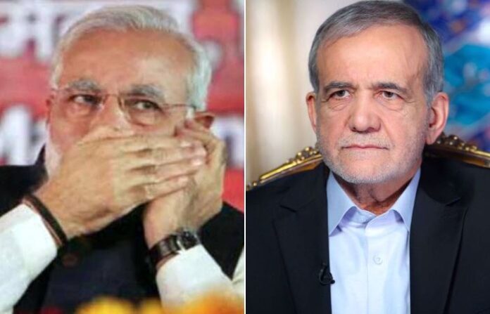 narendra modi masoud pezeshkian
