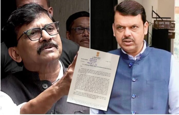 sanjay raut devendra fadnavis