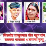 सिल्लोड तालुक्यात वीज पडून 4 जणांचा मृत्यू; मृतांत दोन सख्ख्या भावांचा समावेश