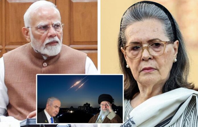 sonia gandhi iran israel war