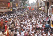 चैत्री यात्रेसाठी पंढरीत भाविकांची मांदियाळी, दर्शनरांग पत्राशेडपर्यंत; आज एकादशीचा मुख्य सोहळा