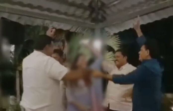 bjp leader dance