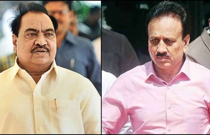 eknath khadse and girish mahajan