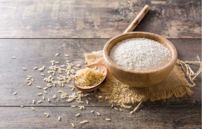 flour and rice