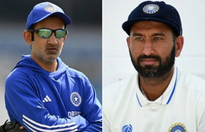 gautam gambhir cheteshwar pujara