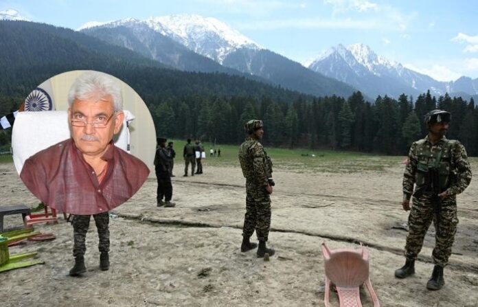 manoj sinha on pahalgam