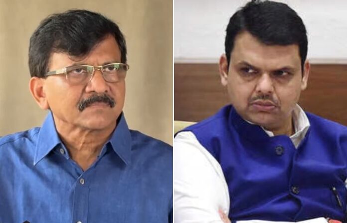 sanjay raut on fadnavis