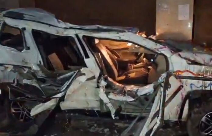 up accident